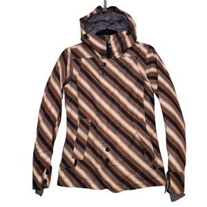 BURTON DRYRIDE POACHER JACKET ブラウン XL Burton MB Poacher Dry Ride Snowboard SKI Multicolor Jacket